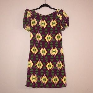 Fab’rik Aztec Print Dress